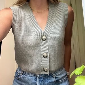 Light Green Sweater Vest